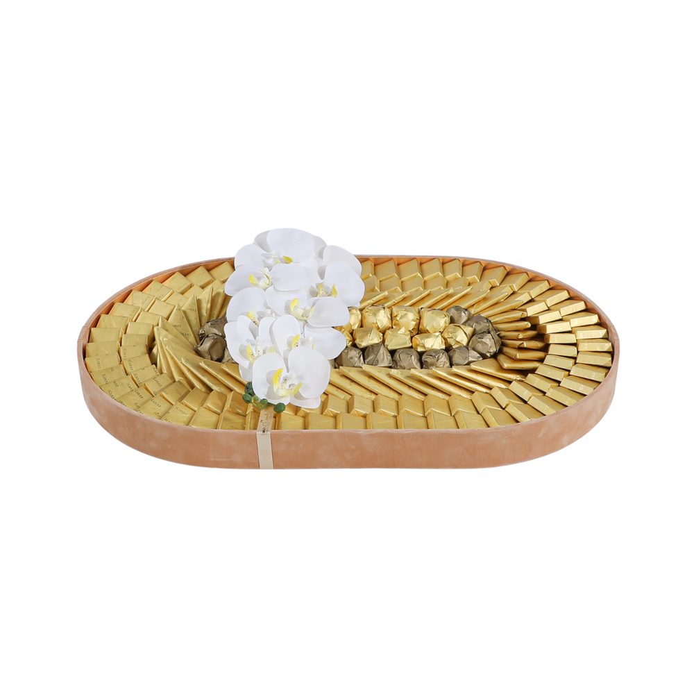 Velvet Oval Tray - Size 3