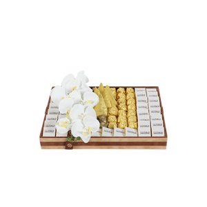 Squared Velvet Tray Small