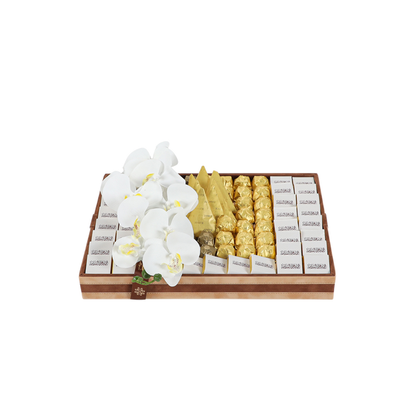 Squared Velvet Tray Small