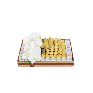 Squared Velvet Tray Small