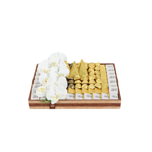 Squared Velvet Tray Small