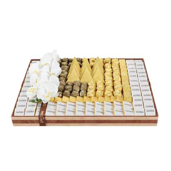 Squared Velvet Tray Large