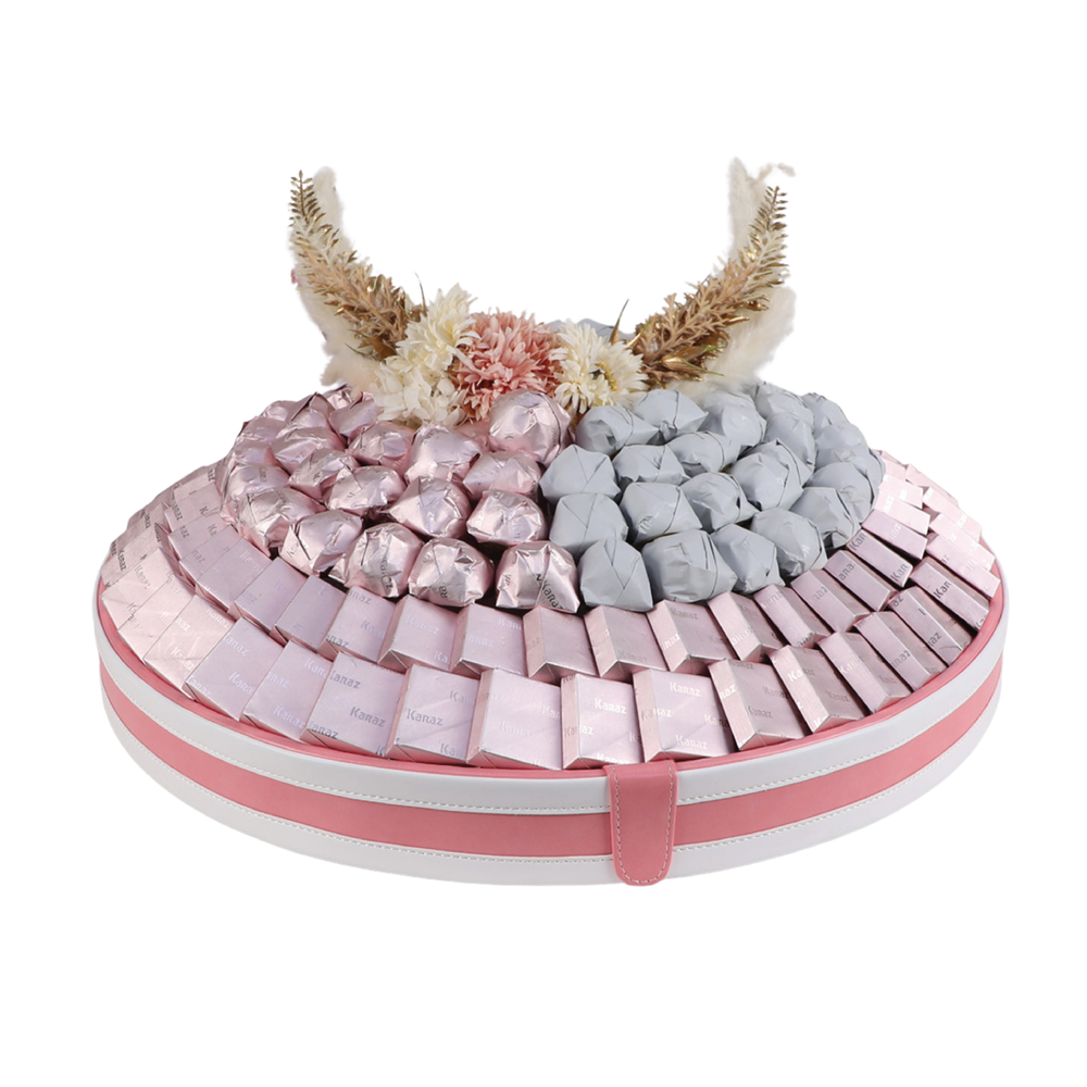 صينية جلد مدورة - قياس 4