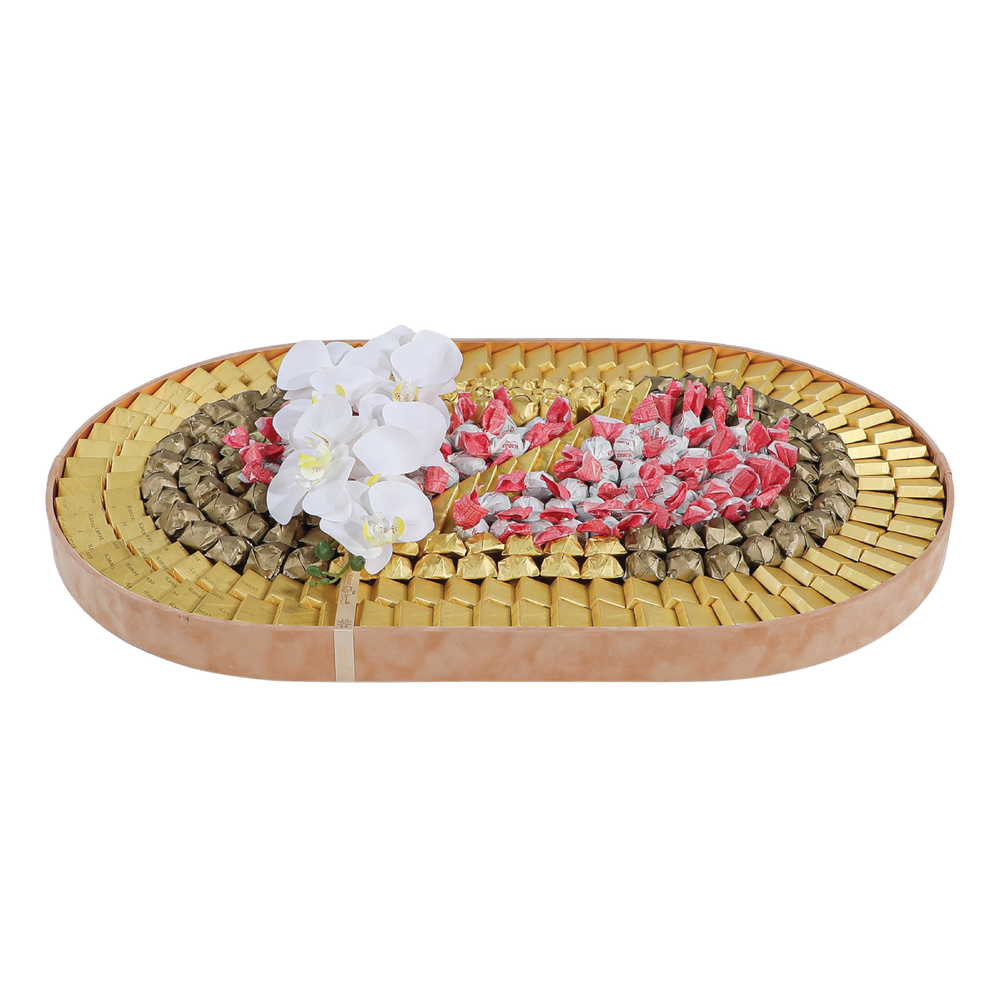 Velvet Oval Tray - Size 4