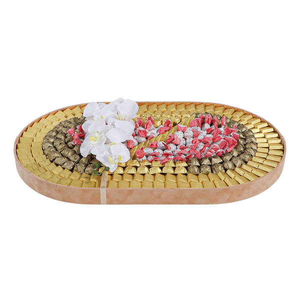 Velvet Oval Tray - Size 4