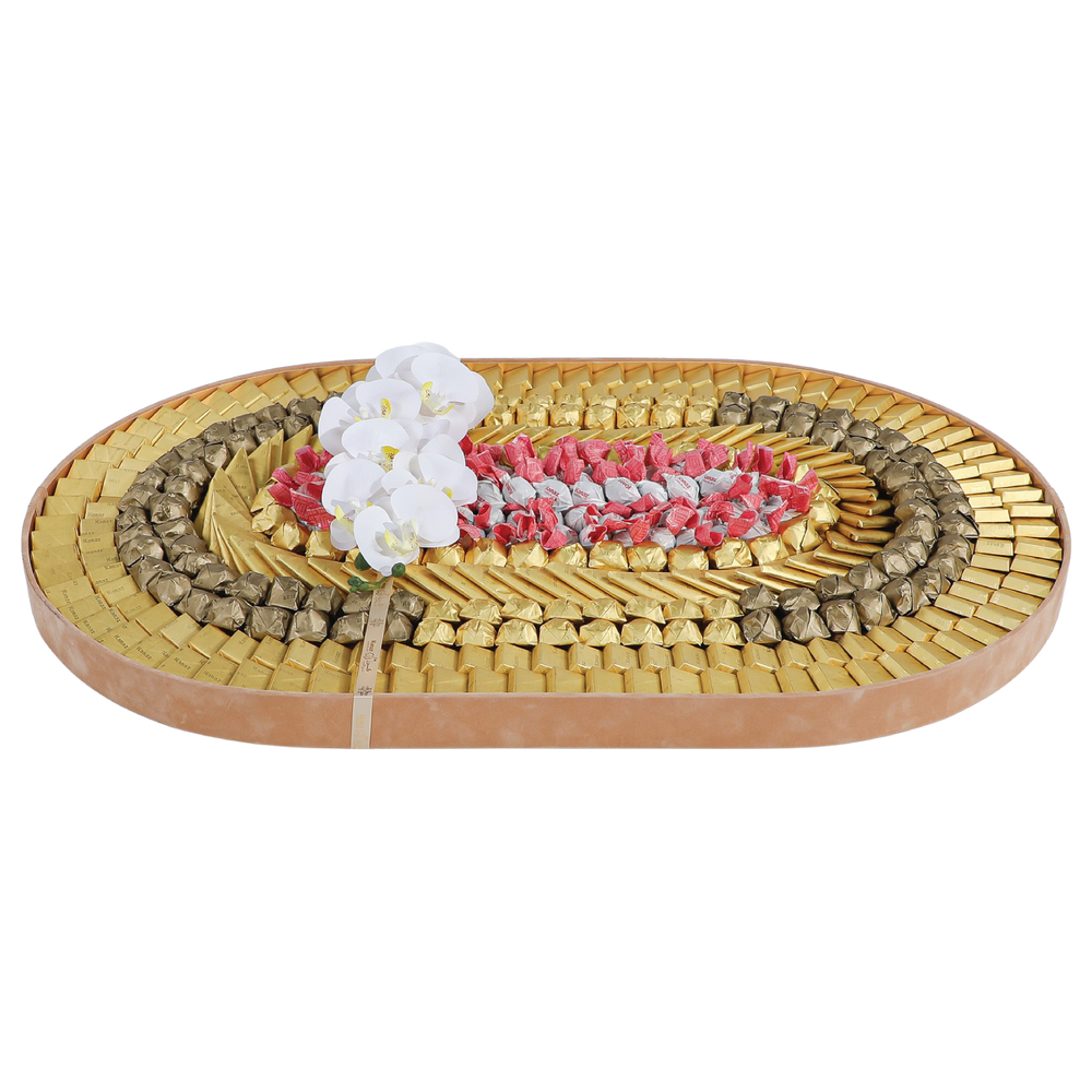 Velvet Oval Tray - Size 5