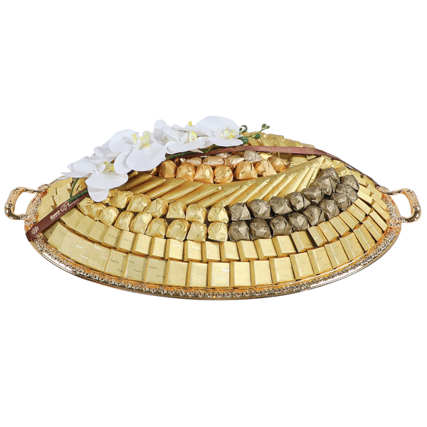 Metallic Oval Tray - Large