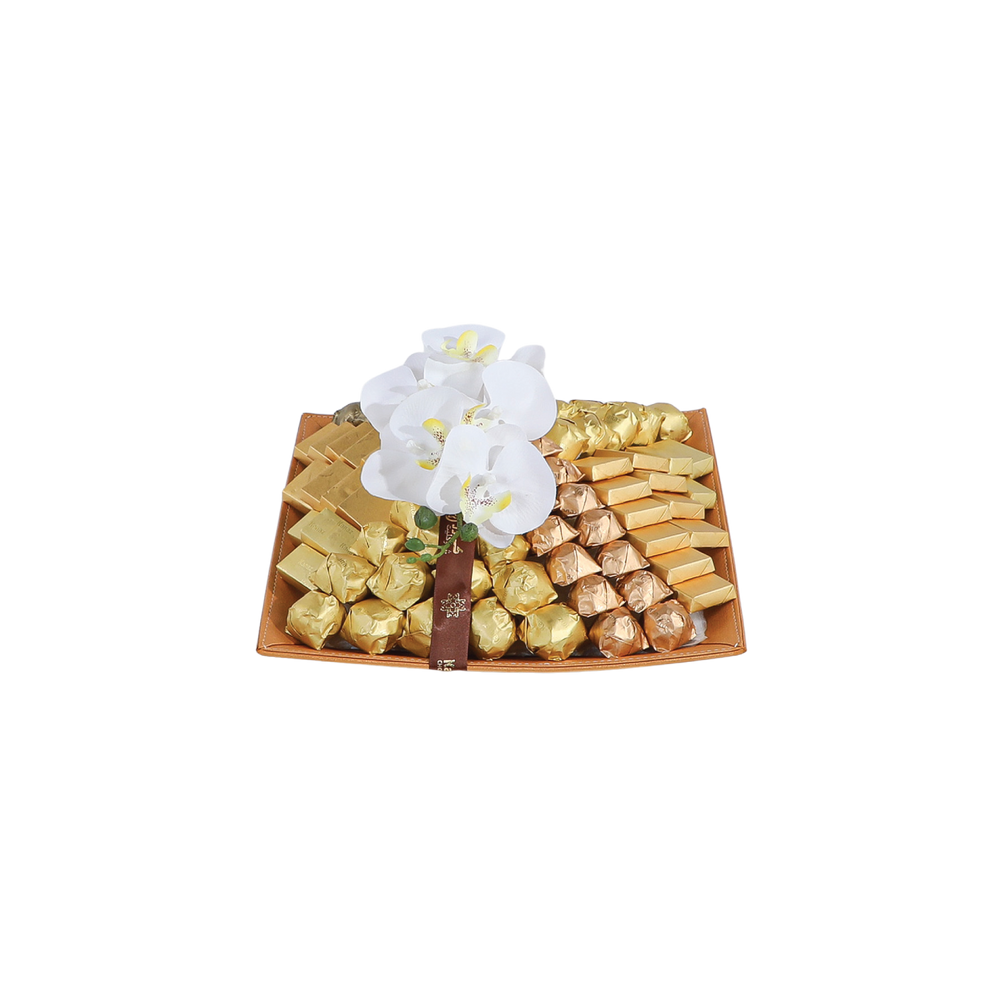 Leather Squared Tray - Small