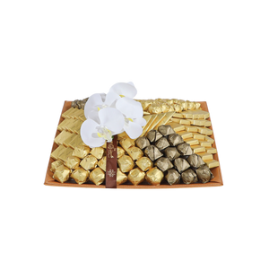 Leather Squared Tray - Medium