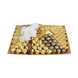 Leather Squared Tray - Large