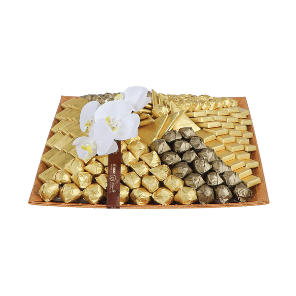 Leather Squared Tray - Large