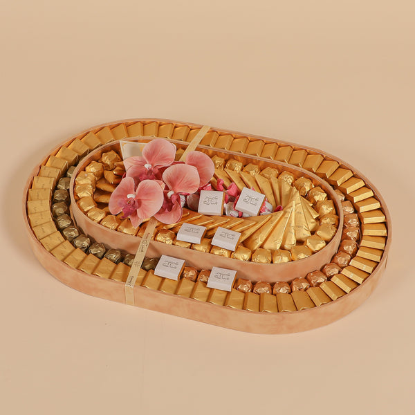 Velvet Oval Tray No.3